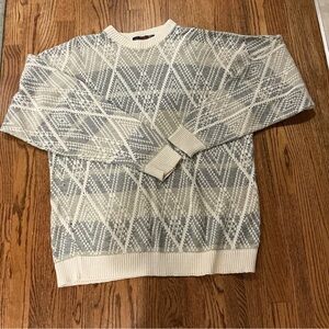 Vintage REPP LTD Sweater Mens LT Textured Pullover USA 90s Academia Preppy Papa